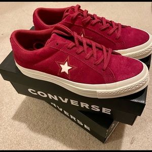 Converse Suede One Star Love size 9 Rhubarb - new